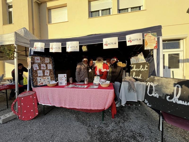 stand club entreprise marché de noel martignas
